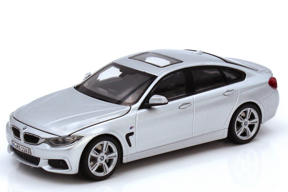 BMW 4er Gran Coupé F36 glaciersilber-met. - Werbemodell - Kyosho