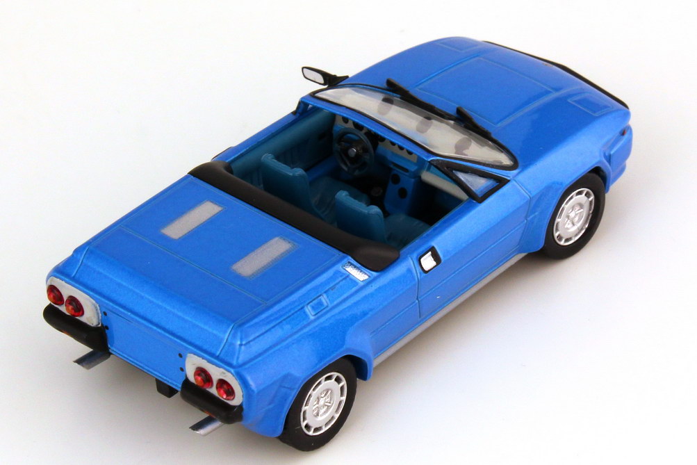 Lamborghini Jalpa Spyder prototipo 1987 azul 1:43 maqueta de coche