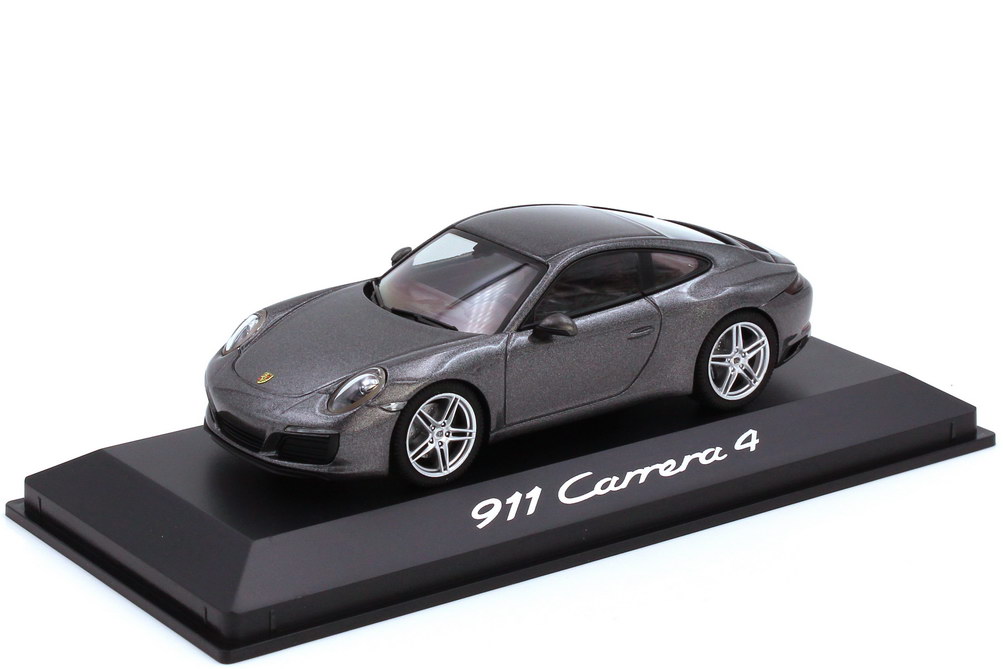 Foto 1:43 Porsche 911 Carrera 4 Typ 991.2 achatgrau-met. - Werbemodell - herpa WAP0201030G