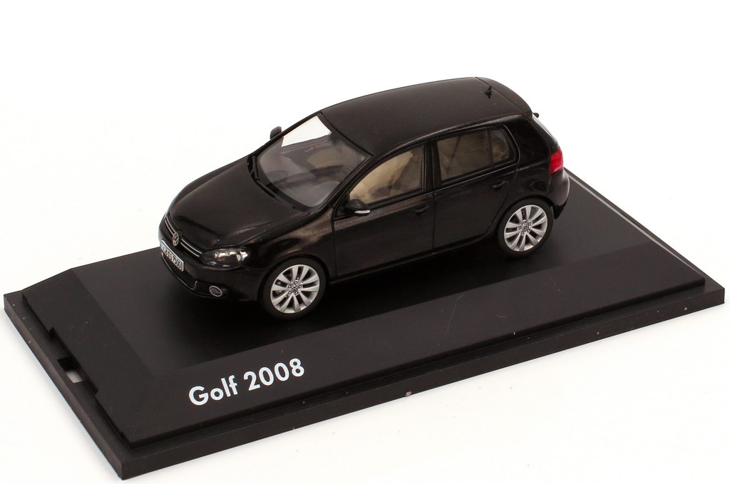 Foto 1:43 VW Golf VI 5türig deepblack perleffekt - Werbemodell - Schuco 5K0099300C9X