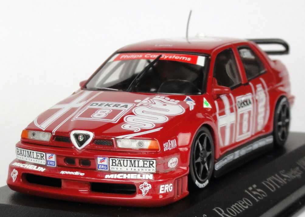 Foto 1:43 Alfa Romeo 155 V6 TI DTM 1993 Alfa Corse Nr.8, Larini DTM-Sieger 1993 Minichamps