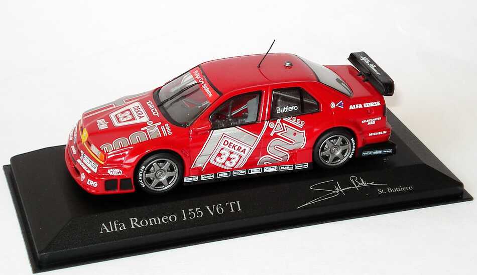 Foto 1:43 Alfa Romeo 155 V6 TI DTM 1994 Alfa Corse Nr.33, Buttiero Minichamps