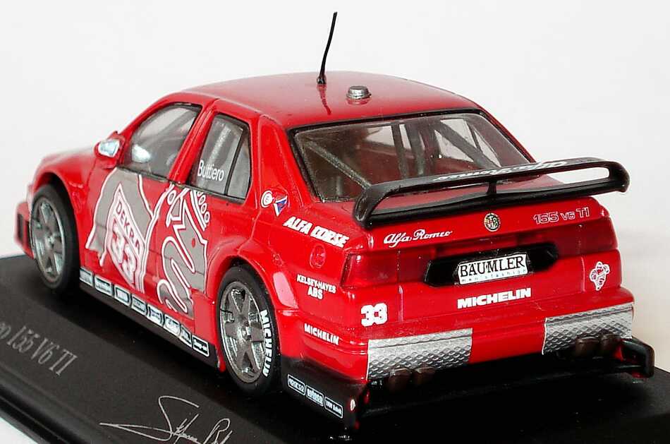 Foto 1:43 Alfa Romeo 155 V6 TI DTM 1994 Alfa Corse Nr.33, Buttiero Minichamps