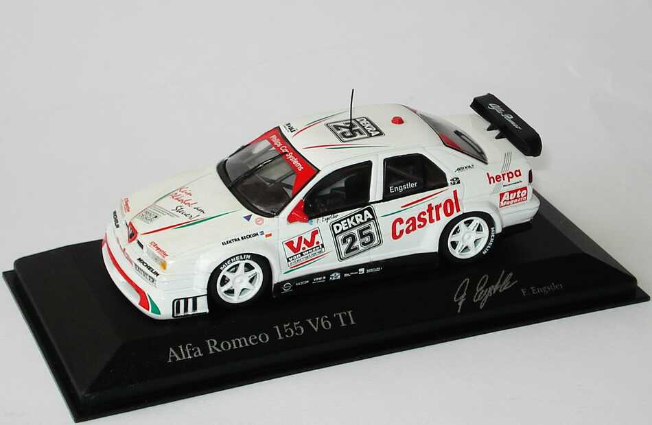 Foto 1:43 Alfa Romeo 155 V6 TI DTM 1994 Engstler, Herpa, Kein Alkohol am Steuer Nr.25, Engstler Minichamps 430940125