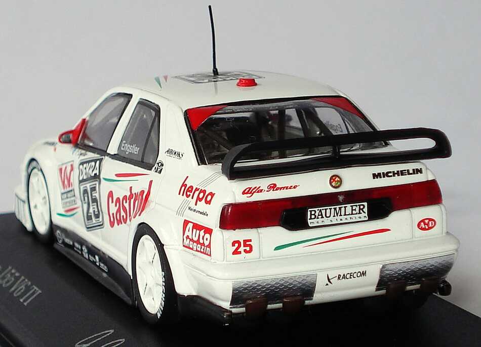 Foto 1:43 Alfa Romeo 155 V6 TI DTM 1994 Engstler, Herpa, Kein Alkohol am Steuer Nr.25, Engstler Minichamps 430940125