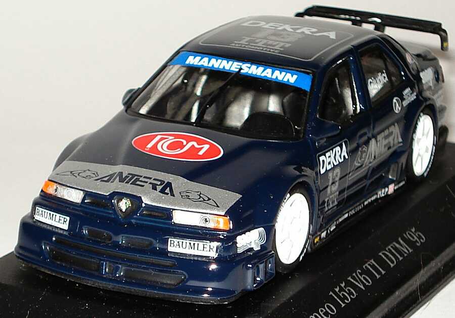 Foto 1:43 Alfa Romeo 155 V6 TI DTM 1995 Alfa Corse 2, Antera Nr.13, Giudici Minichamps