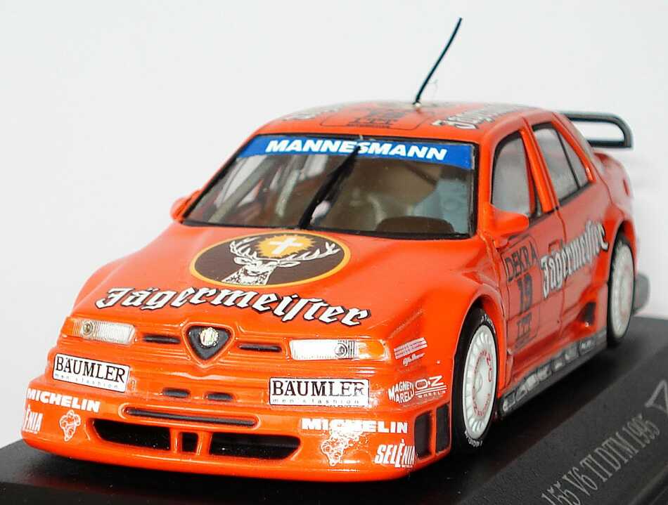 Foto 1:43 Alfa Romeo 155 V6 TI DTM 1995 Jägermeister Nr.19, Bartels Minichamps