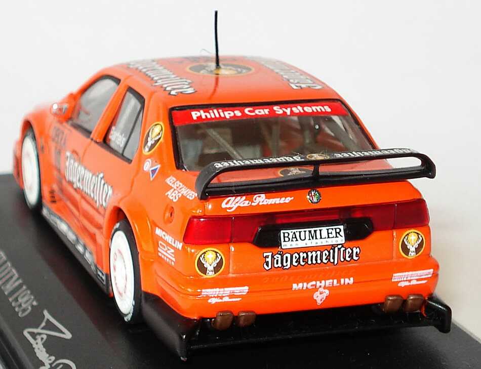 Foto 1:43 Alfa Romeo 155 V6 TI DTM 1995 Jägermeister Nr.19, Bartels Minichamps