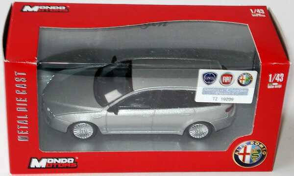 Foto 1:43 Alfa Romeo 159 Sportwagon silber-met. Mondo Motors 53/110