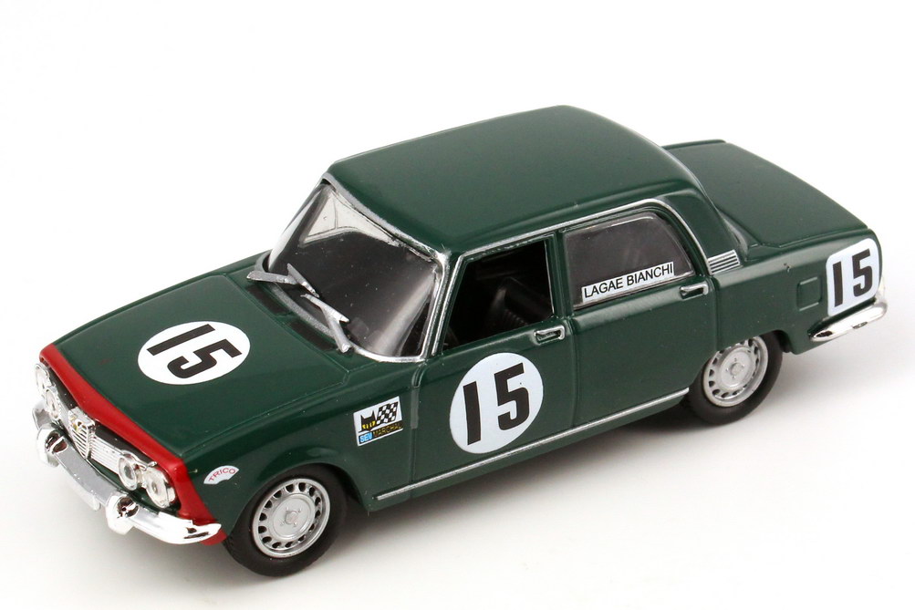 Foto 1:43 Alfa Romeo 1750 Berlina 24h Spa 1968 Nr.15, Lagae / Bianchi Metro AtlasVerlag