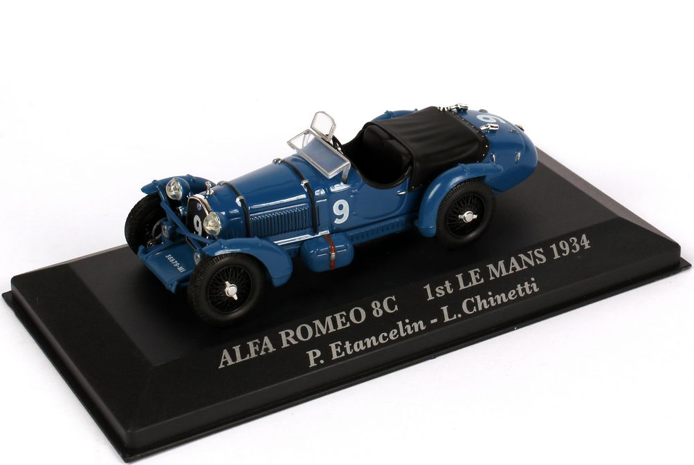 Foto 1:43 Alfa Romeo 8C 24h von Le Mans 1934 Nr.9, Etancelin / Chinetti (Siegerfahrzeug) Ixo