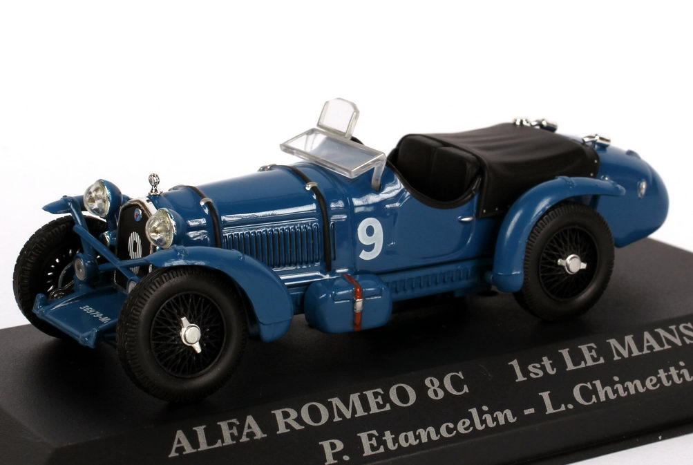 Foto 1:43 Alfa Romeo 8C 24h von Le Mans 1934 Nr.9, Etancelin / Chinetti (Siegerfahrzeug) Ixo