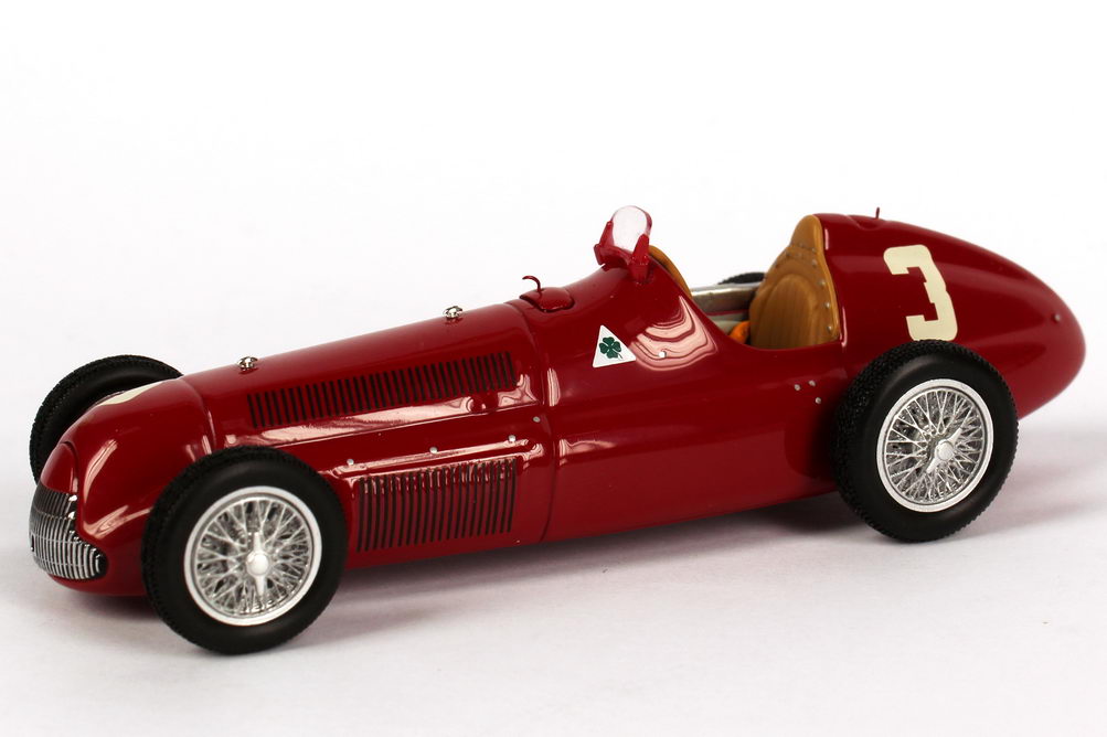 Foto 1:43 Alfa Romeo Alfetta 159 Formel 1 1951 Nr.3, C. Sanesi (British GP, 6. Platz) Minichamps 400511203