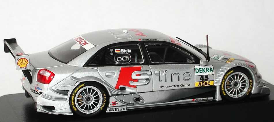 Foto 1:43 Audi A4 DTM 2004 S Line Nr.45, Frank Biela Minichamps 400041445