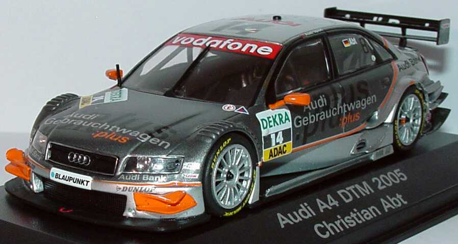 Foto 1:43 Audi A4 DTM 2005 Audi Gebrauchtwagen plus Nr.14, Christian Abt Werbemodell Minichamps 5020500503
