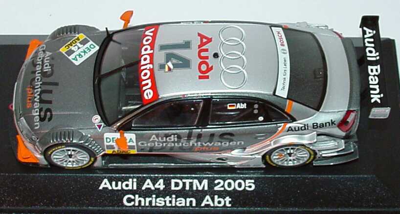 Foto 1:43 Audi A4 DTM 2005 Audi Gebrauchtwagen plus Nr.14, Christian Abt Werbemodell Minichamps 5020500503