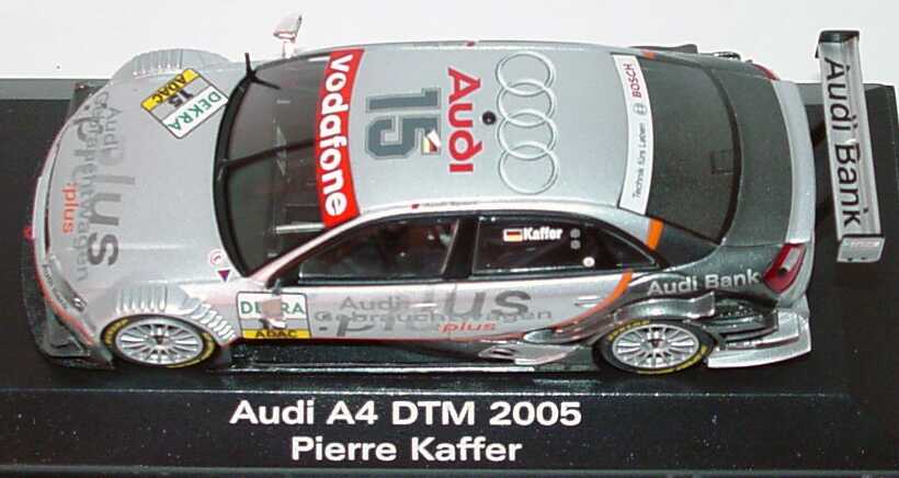 Foto 1:43 Audi A4 DTM 2005 Audi Gebrauchtwagen plus Nr.15, Pierre Kaffer Werbemodell Minichamps 5020500703