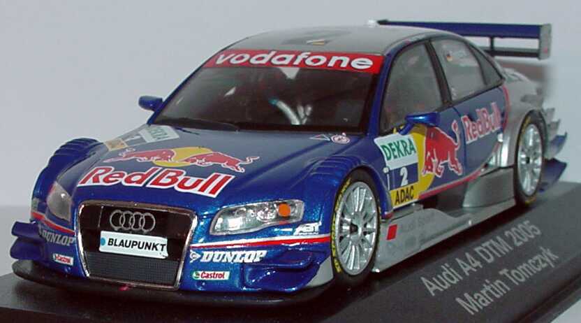 Foto 1:43 Audi A4 DTM 2005 Red Bull Nr.2, Martin Tomczyk Werbemodell Minichamps 5020500203