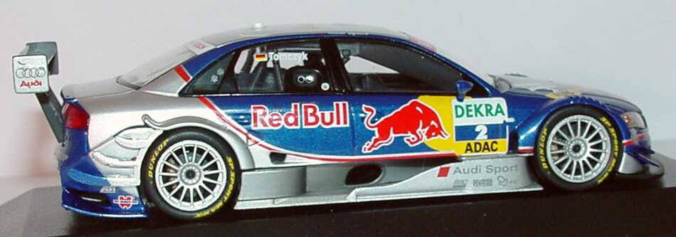 Foto 1:43 Audi A4 DTM 2005 Red Bull Nr.2, Martin Tomczyk Werbemodell Minichamps 5020500203