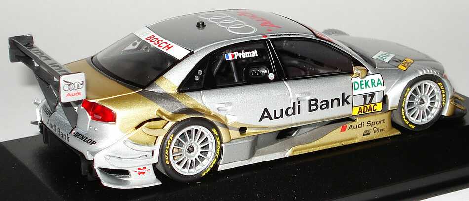 Foto 1:43 Audi A4 DTM 2007 Phoenix Racing Audi Bank Nr.17 Alexandre Prémat - Werbemodell - Minichamps 5020700183