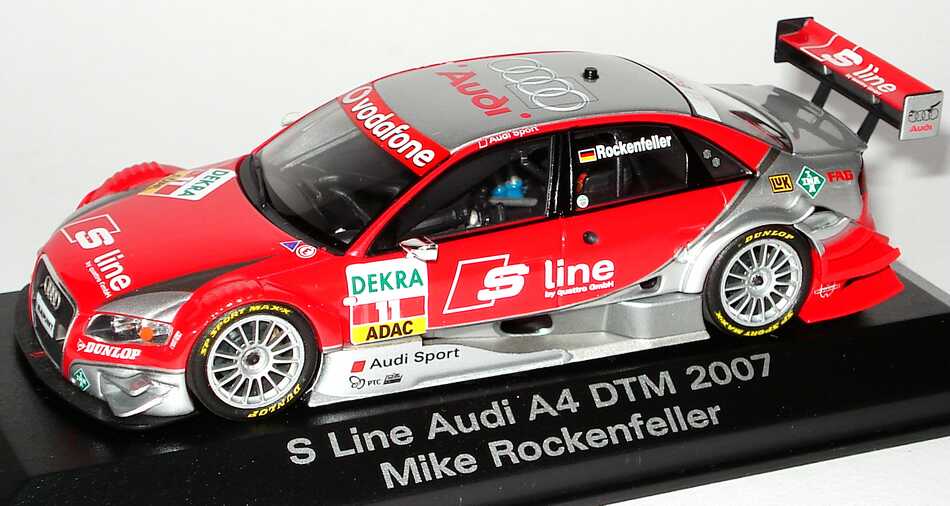 Foto 1:43 Audi A4 DTM 2007 Audi S Line Nr.11, Mike Rockenfeller Werbemodell Minichamps 5020700163