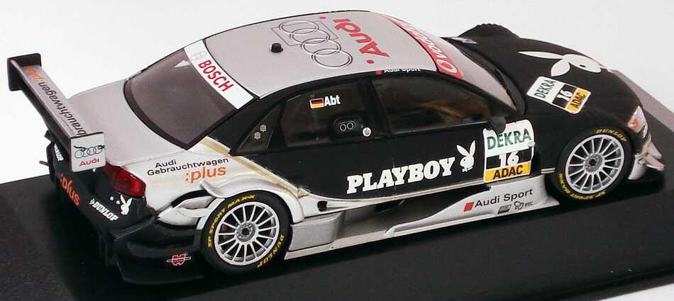 Foto 1:43 Audi A4 DTM 2007 Playboy Nr.16, Christian Abt Werbemodell Minichamps 5020700153