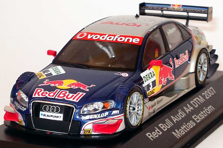 Foto 1:43 Audi A4 DTM 2007 Red Bull Nr.3, Mattias Ekström Werbemodell Minichamps 5020700113