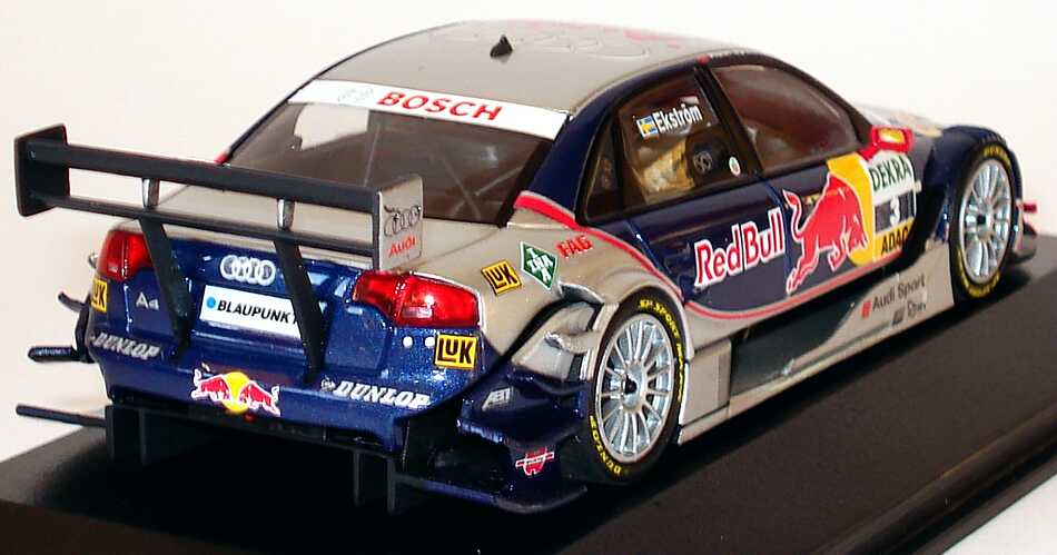 Foto 1:43 Audi A4 DTM 2007 Red Bull Nr.3, Mattias Ekström Werbemodell Minichamps 5020700113