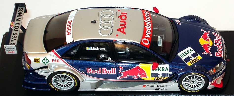 Foto 1:43 Audi A4 DTM 2007 Red Bull Nr.3, Mattias Ekström Werbemodell Minichamps 5020700113