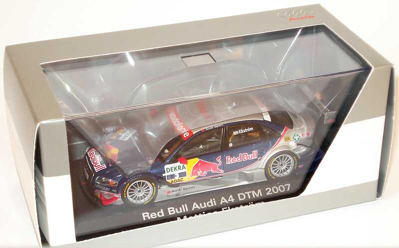 Foto 1:43 Audi A4 DTM 2007 Red Bull Nr.3, Mattias Ekström Werbemodell Minichamps 5020700113