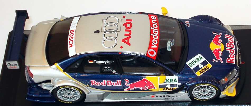 Foto 1:43 Audi A4 DTM 2007 Red Bull Nr.4, Martin Tomczyk Werbemodell Minichamps 5020700133
