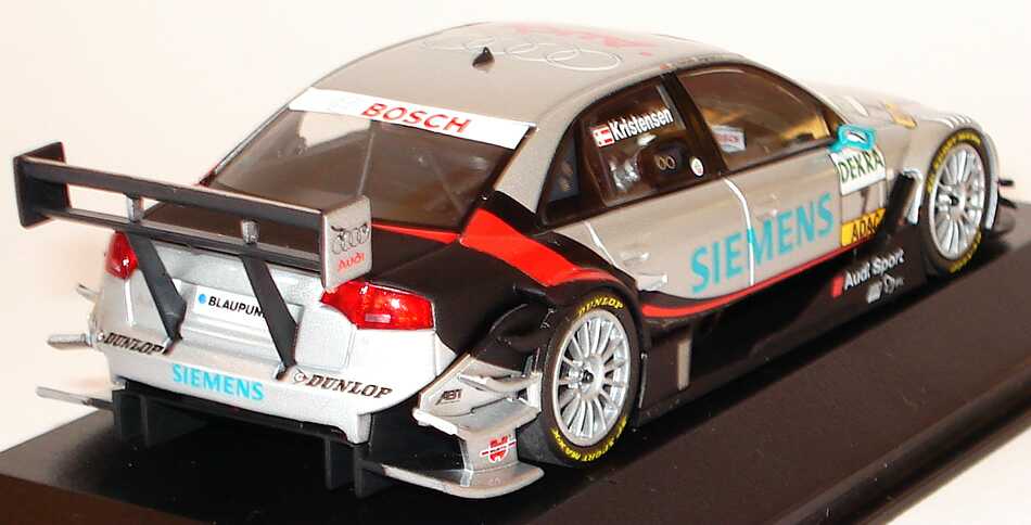 Foto 1:43 Audi A4 DTM 2007 Siemens Nr.7, Tom Kristensen Werbemodell Minichamps 5020700123