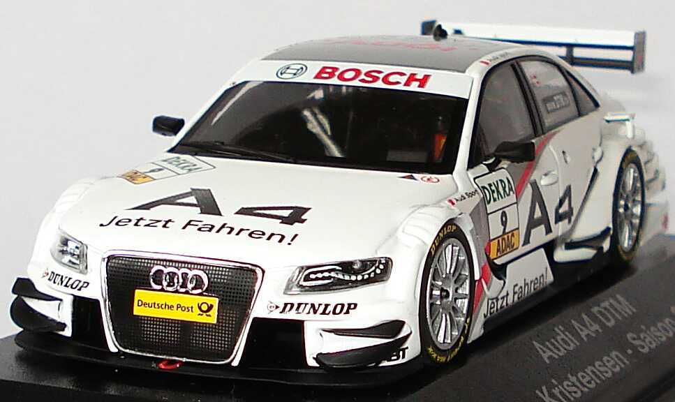 Foto 1:43 Audi A4 DTM 2008 Abt, A4 - Jetzt fahren Nr.9, Tom Kristensen Werbemodell Minichamps 5020800143
