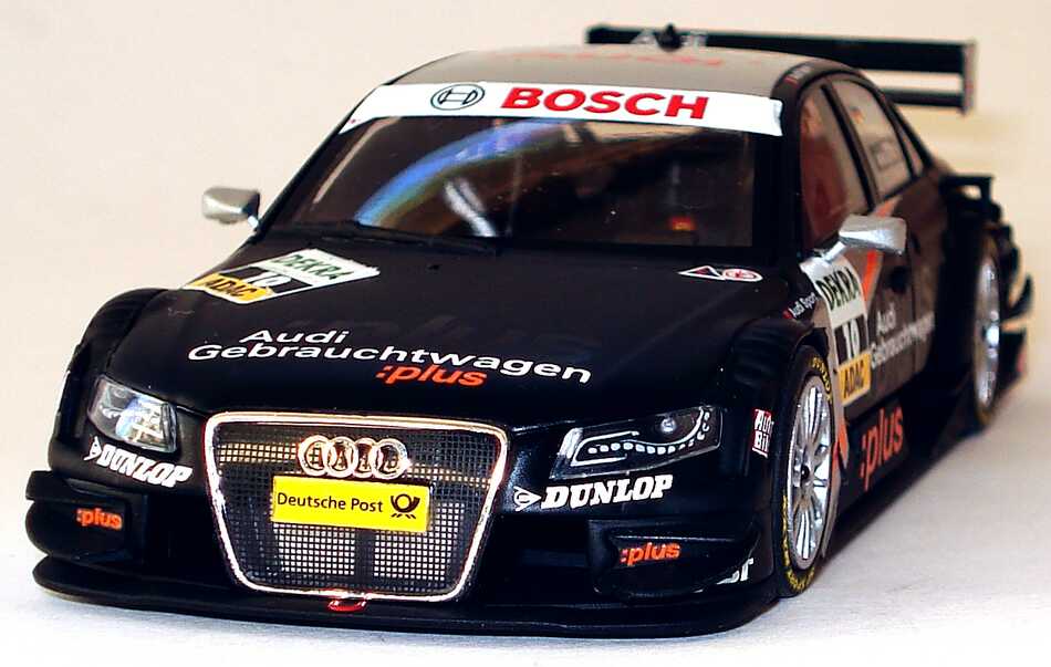 Foto 1:43 Audi A4 DTM 2008 Abt, GW:plus, Top Service Nr.10, Timo Scheider Werbemodell Minichamps 5020800113