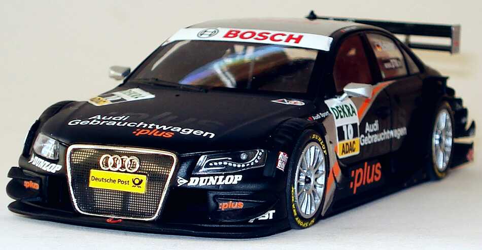 Foto 1:43 Audi A4 DTM 2008 Abt, GW:plus, Top Service Nr.10, Timo Scheider Werbemodell Minichamps 5020800113