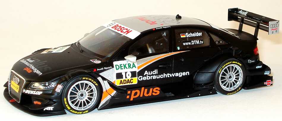 Foto 1:43 Audi A4 DTM 2008 Abt, GW:plus, Top Service Nr.10, Timo Scheider Werbemodell Minichamps 5020800113