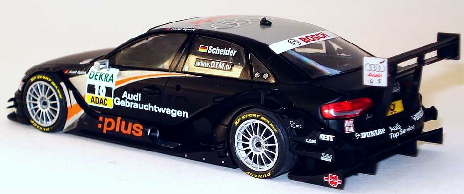 Foto 1:43 Audi A4 DTM 2008 Abt, GW:plus, Top Service Nr.10, Timo Scheider Werbemodell Minichamps 5020800113