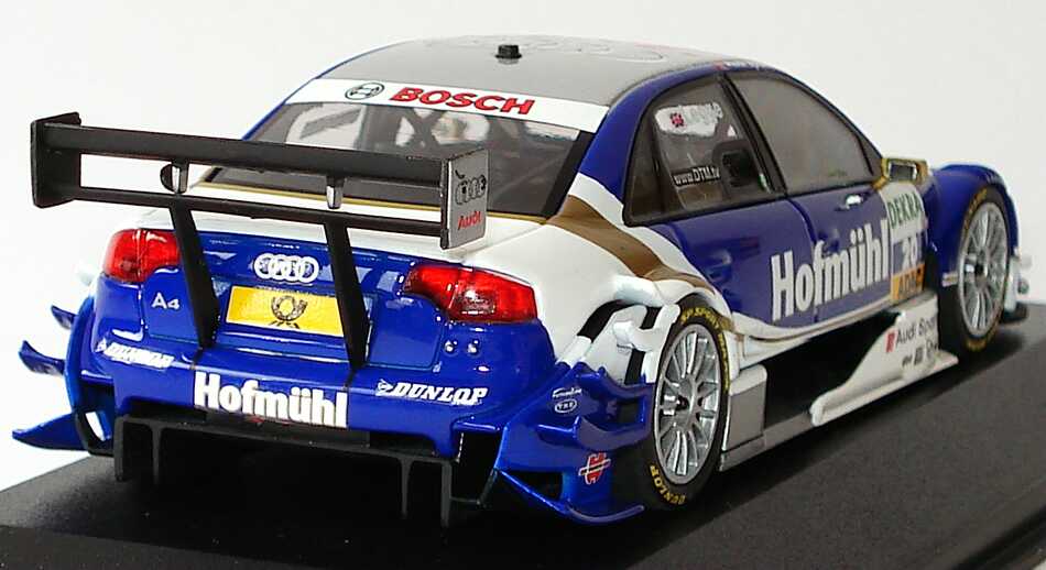 Foto 1:43 Audi A4 DTM 2008 (Modell 2006) Futurecom-TME, Hofmühl Nr.20, Katherine Legge Werbemodell Minichamps 5020800193