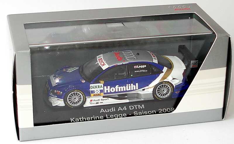 Foto 1:43 Audi A4 DTM 2008 (Modell 2006) Futurecom-TME, Hofmühl Nr.20, Katherine Legge Werbemodell Minichamps 5020800193