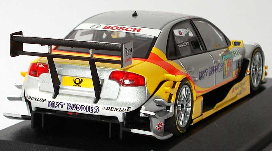 Foto 1:43 Audi A4 DTM 2008 (Modell 2007) Phoenix, Best Buddies Nr.15, Oliver Jarvis Werbemodell Minichamps 5020800183