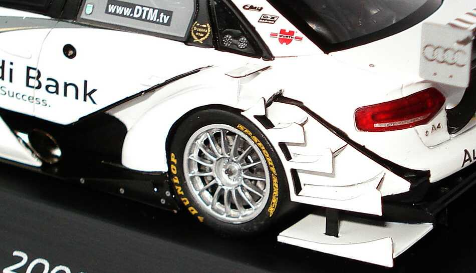 Foto 1:43 Audi A4 DTM 2009 (Modell 2008) Phoenix, Audi Bank Nr.14, Alexandre Prémat Werbemodell Spark 5020900183