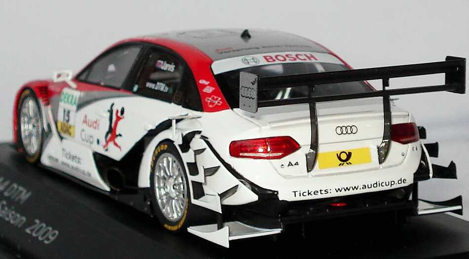 Foto 1:43 Audi A4 DTM 2009 (Modell 2008) Phoenix, Audi Cup Nr.15, Oliver Jarvis Werbemodell Spark 5020900173