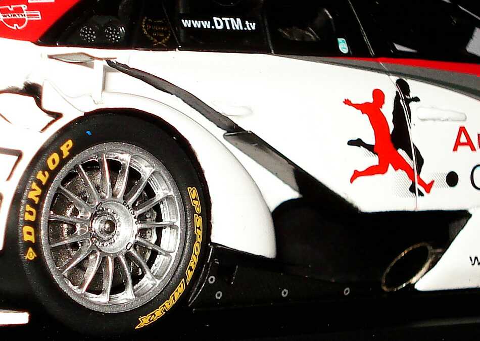 Foto 1:43 Audi A4 DTM 2009 (Modell 2008) Phoenix, Audi Cup Nr.15, Oliver Jarvis Werbemodell Spark 5020900173