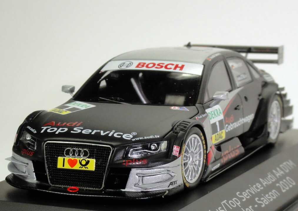 Foto 1:43 Audi A4 DTM 2010 Abt, GW:plus/Top Service Nr.1, Timo Scheider Werbemodell Spark 5021000123