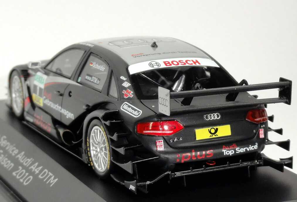 Foto 1:43 Audi A4 DTM 2010 Abt, GW:plus/Top Service Nr.1, Timo Scheider Werbemodell Spark 5021000123