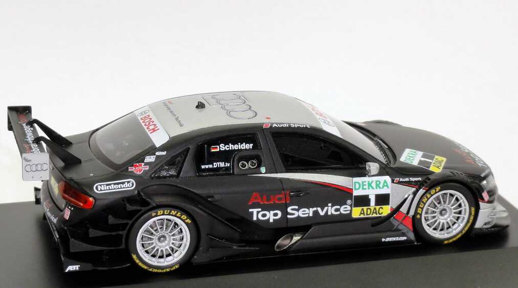 Foto 1:43 Audi A4 DTM 2010 Abt, GW:plus/Top Service Nr.1, Timo Scheider Werbemodell Spark 5021000123