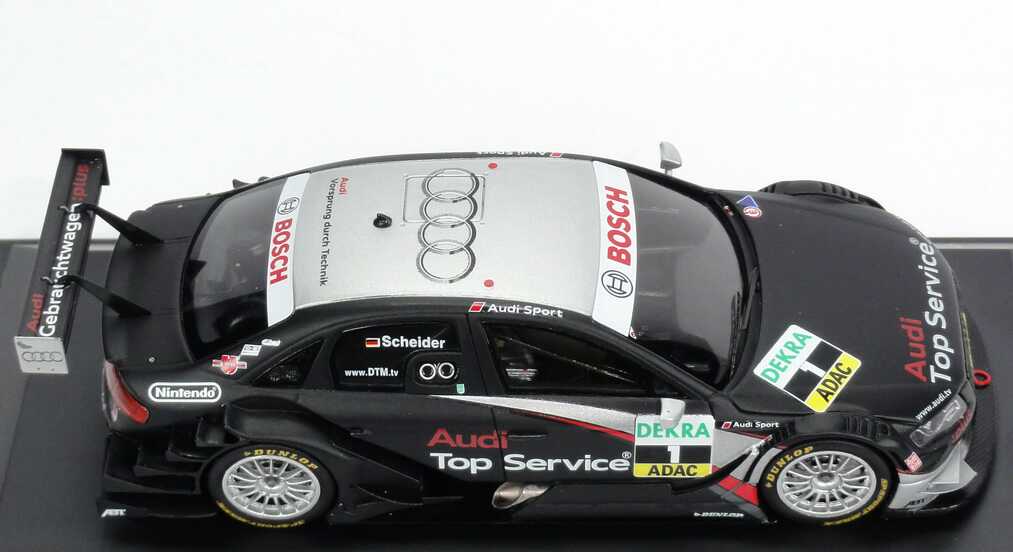 Foto 1:43 Audi A4 DTM 2010 Abt, GW:plus/Top Service Nr.1, Timo Scheider Werbemodell Spark 5021000123