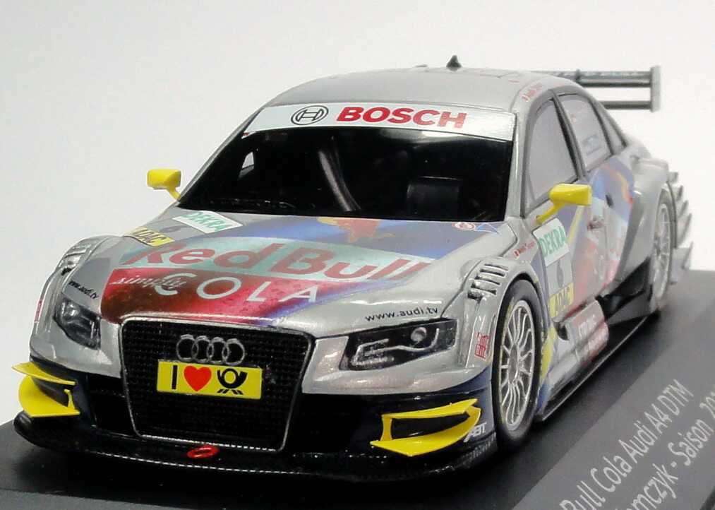 Foto 1:43 Audi A4 DTM 2010 Abt, Red Bull Cola Nr.6, Martin Tomczyk Werbemodell Spark 5021000133