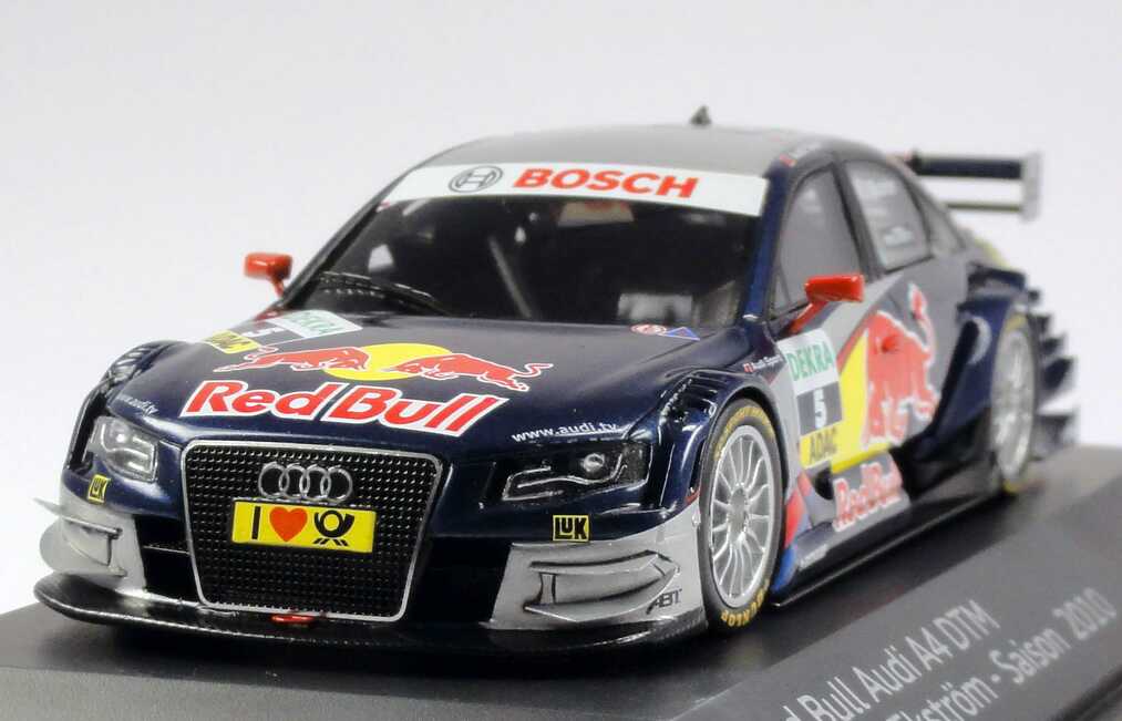 Foto 1:43 Audi A4 DTM 2010 Abt, Red Bull Nr.5, Mattias Ekström Werbemodell Spark 5021000113