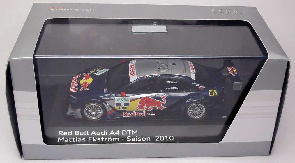 Foto 1:43 Audi A4 DTM 2010 Abt, Red Bull Nr.5, Mattias Ekström Werbemodell Spark 5021000113